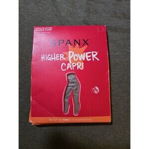 Spanx Higher Power Nude Capri Size F (2XL) See Photo For Size Chart New In box